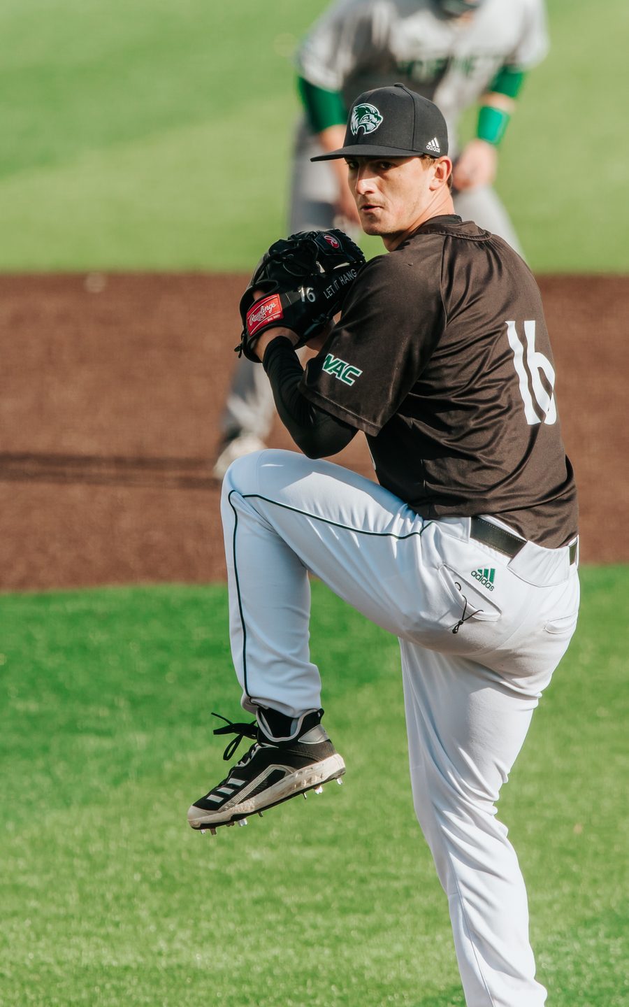 Spenser Triplett pitching for a Division I program